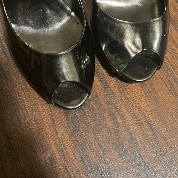 Miu Miu Gunmetal Open Toe Pumps - Picture 8 of 8